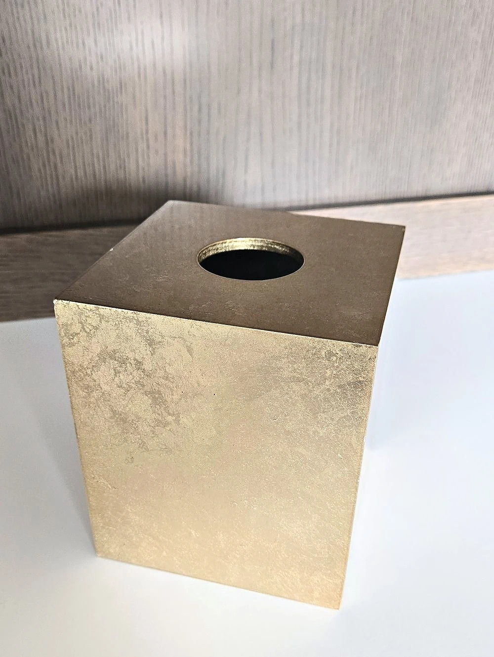 Gold Decorative Tissue Box Cover
